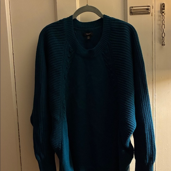 Simply Vera Vera Wang Sweaters - Simply Vera Vera Wang Women’s Deep Teal Crewneck Sweater